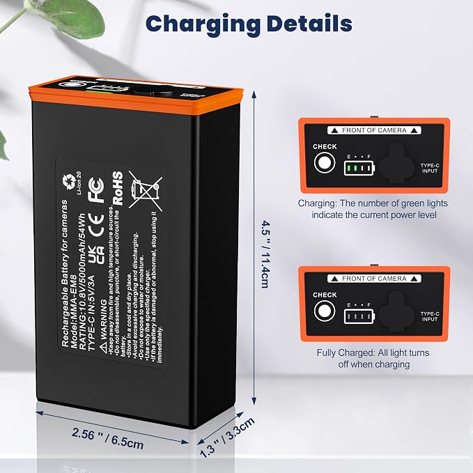 2-Pack 5000mAh Replacement Battery - Image 6