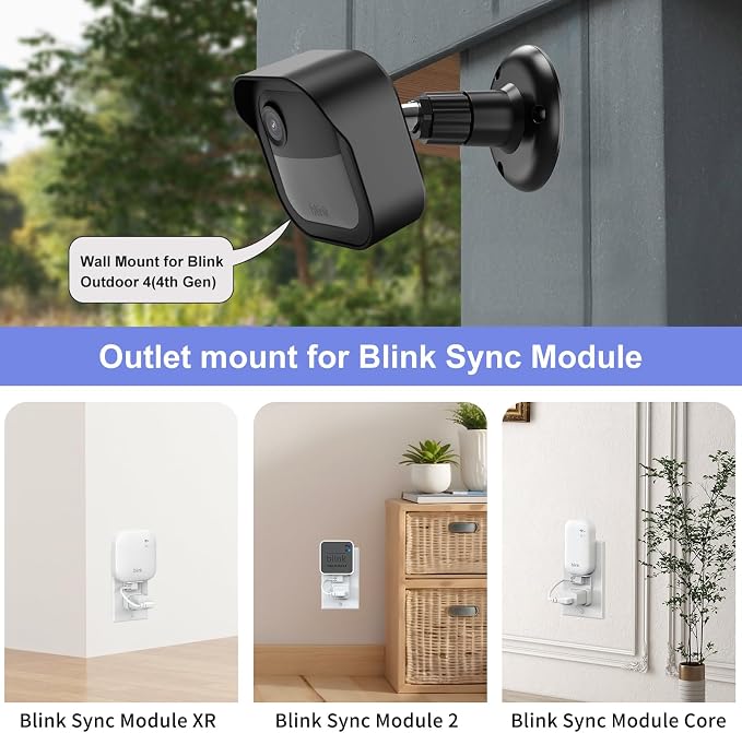 Wall Mount for Blink Outdoor 4 and Outdoor, 4 Pack Weatherproof Protective - Image 6