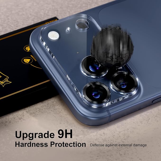 for 6 Pack iPhone 17 Pro Camera Lens Protector 9H Tempered Glass Camera Screen - Image 3