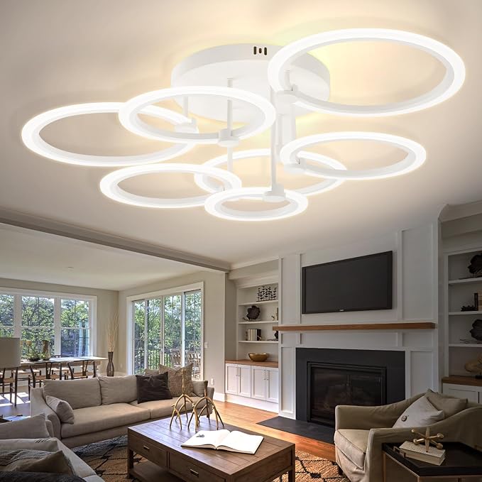 Modern LED Ceiling Light Dimmable Ceiling Light Fixtures - Image 7