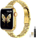 MioHHR Slim Metal Band Compatible by ProfessionalStainlessSteelWatchBandCase