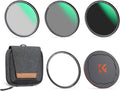 K&F CONCEPT 55mm Magnetic CPL+ND8+ND64+Magnetic Basic Ring+Lens Cap Camera Lens by KFCONCEPT
