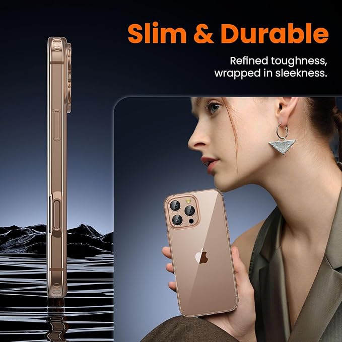 toushion 3 in 1 for iPhone 16 Pro Max Case Clear, Screen Protector *1 & Camera - Image 6