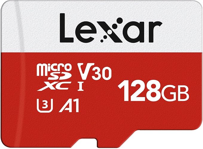 Lexar 128GB Micro SD Card, microSDXC UHS-I Flash Memory Card by Lexar