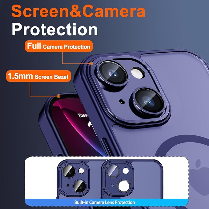 for iPhone 15 Plus Case with Privacy Screen Protector and Camera Protection - Image 6