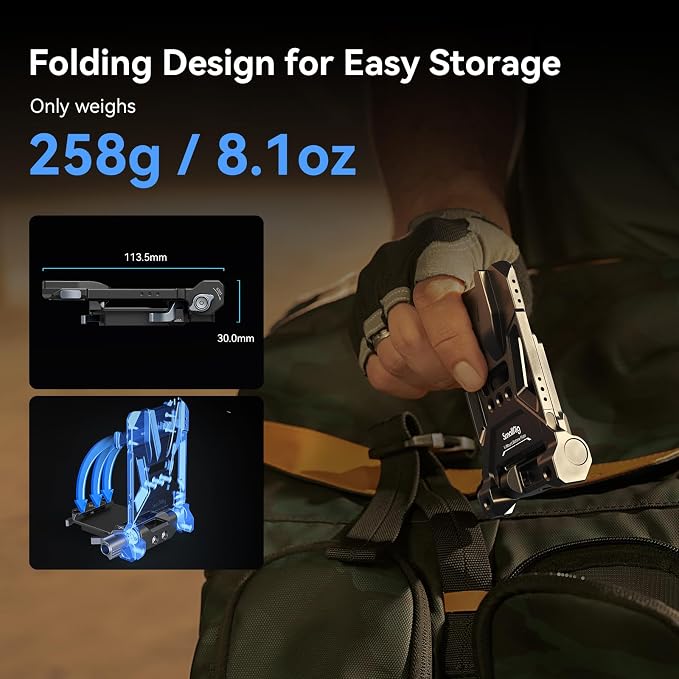 SMALLRIG Foldable V Mount Battery Plate - Image 7