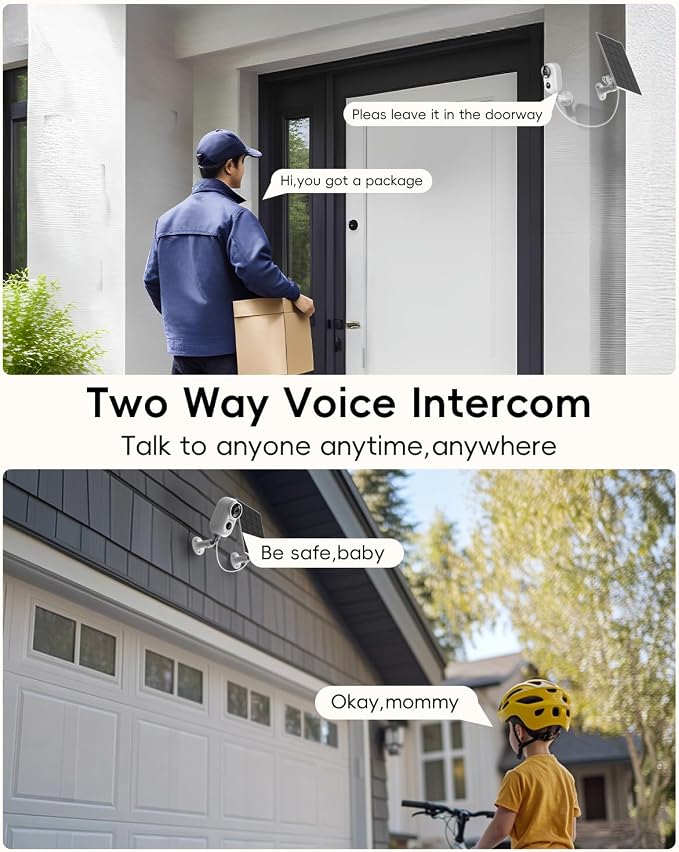 ZUMIMALL Solar Security Cameras Wireless Outdoor, Solar Camera Outdoor Wireless - Image 6