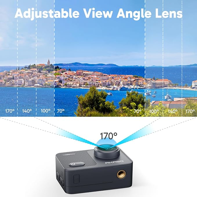 AKASO V50X Native 4K30fps WiFi Action Camera - Image 6