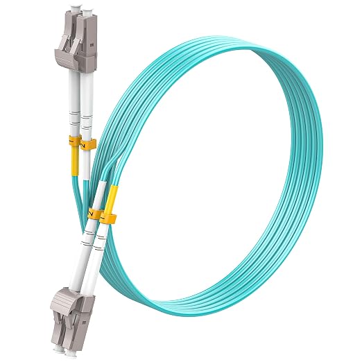 SpeedyCables- OM3 LC to LC Fiber Patch Cable 5M/16ft, 10Gb/40Gb 50/125µm by SpeedyCables