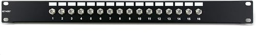 16 Port Fully Loaded F-Type Coaxial Patch Panel by Unknown