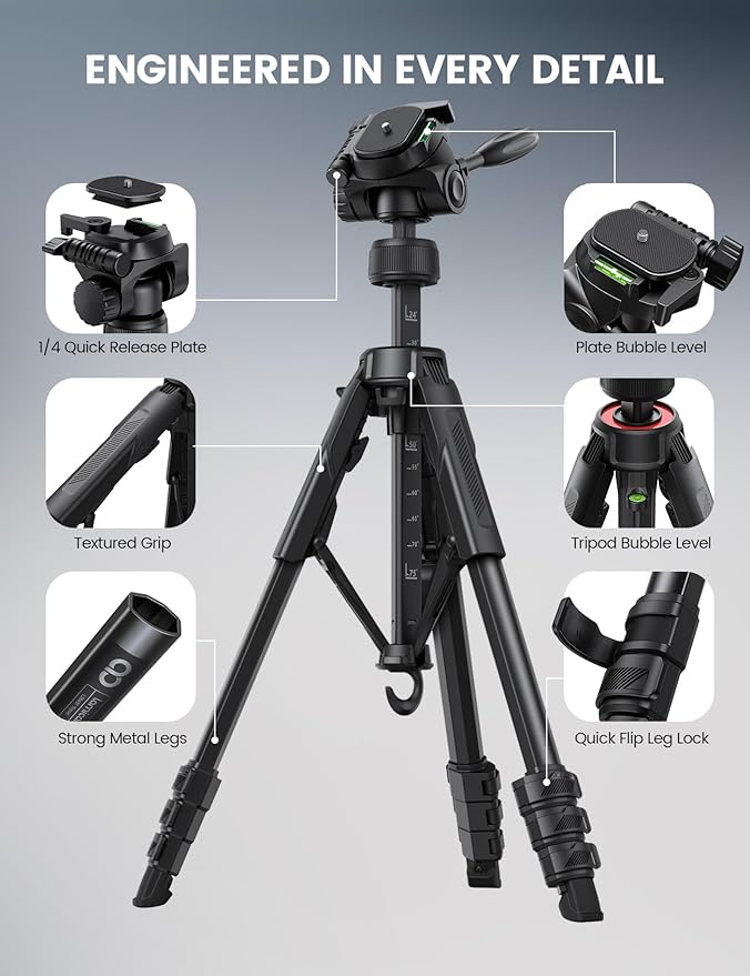 Lamicall Camera Tripod - Image 6