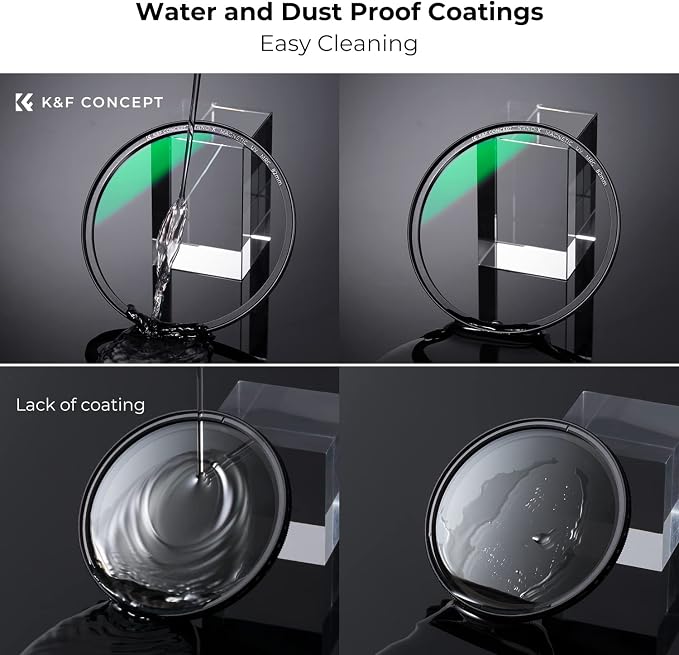 K&F CONCEPT 82mm Magnetic MC UV Lens Protection Filter + Lens Filter Cap - Image 7