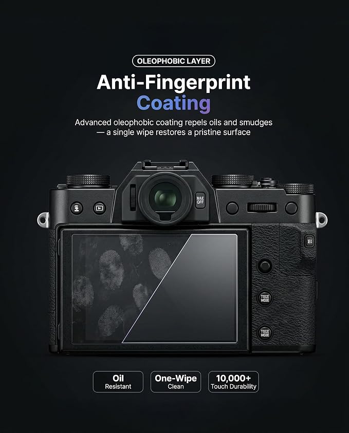 iDaPro Screen Protector for Fujifilm X-T30 II X-T30II Fuji X-T30 Mark II + Hand - Image 8