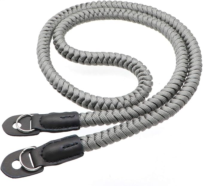Paracord Woven Camera Neck Shoulder Strap Belt Hand Compatible - Image 2