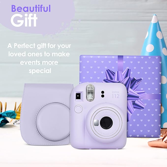 Fujifilm Instax Mini 12 Instant Camera Pastel Blue and Fuji Film Value Pack - Image 6