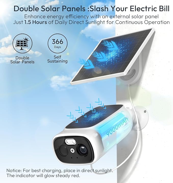 2.4G/5G WiFi Camera for Home Security - Image 2