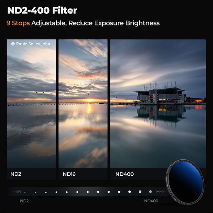 K&F Concept 77mm UV/CPL/ND2-400 Lens Filters Kit-18 Multi-Layer Coatings - Image 5