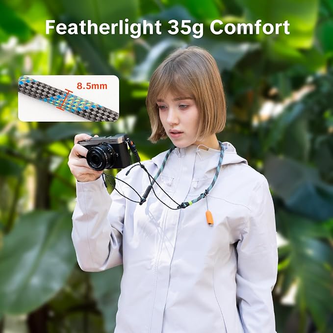 PGYTECH Camera Shoulder Strap Slim Outdoor Style, Adjustable 32.2-53.5in Quick - Image 6