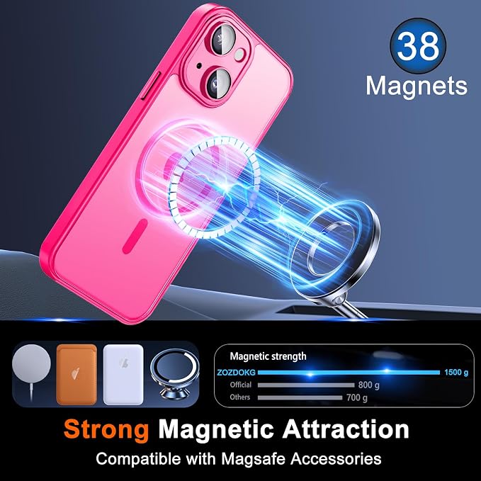 for iPhone 15 Case with Privacy Screen Protector and Camera Protection - Image 3