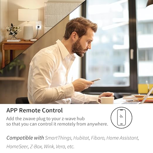 Minoston Z-Wave Plug, 800 Smart Plug, Built-in Repeater Range Extender - Image 6