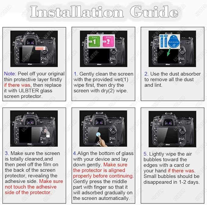 ULBTER Screen Protector for Sony alpha a7II A7III A7 III A7 II A7R IV A7R III - Image 7