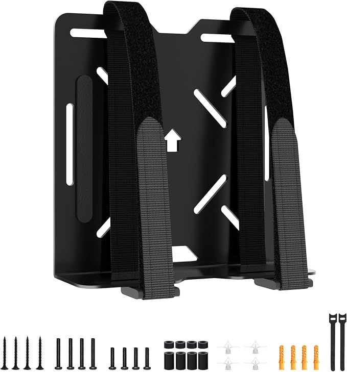 Universal Wall and VESA Mount for Micro PC, UPS Units, Wifi Router, Cable Modem by Bedycoon