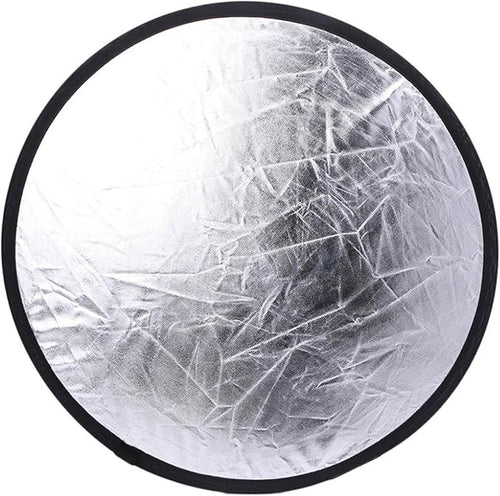 2 in 1 Lighting Reflectors Round Folding Portable 30cm/12inch Camera Photo - Image 2