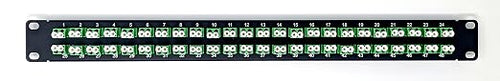1U 48port High Density Patch Panel, Loaded - Image 2