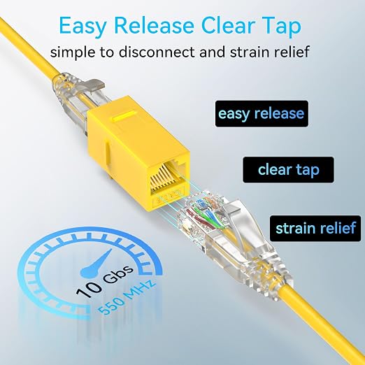 Sokqovt Cat6a Patch Cables Slim 2ft, Flexible Ethernet Cable 10G 550MHZ - Image 6