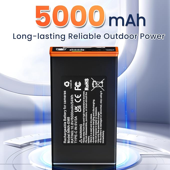 2-Pack 5000mAh Replacement Battery - Image 2