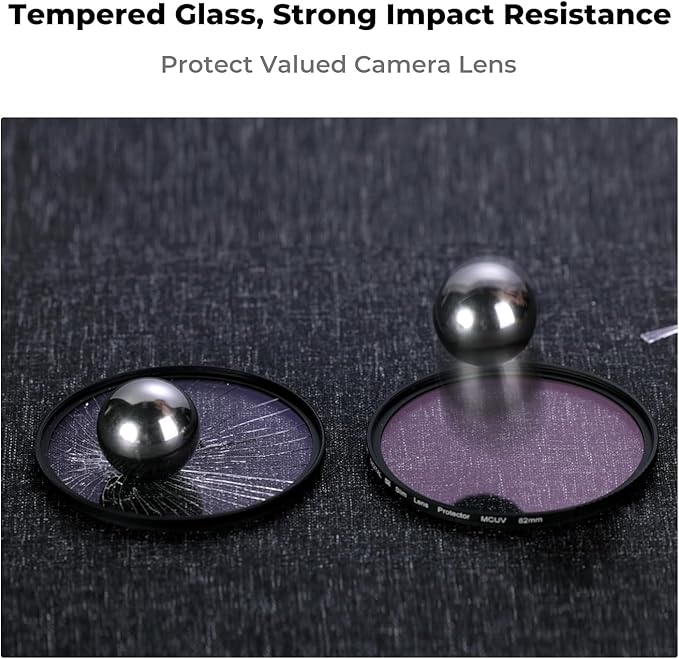 K&F CONCEPT 95mm MC UV Protection Filter Shockproof Tempered Optical Glass - Image 3