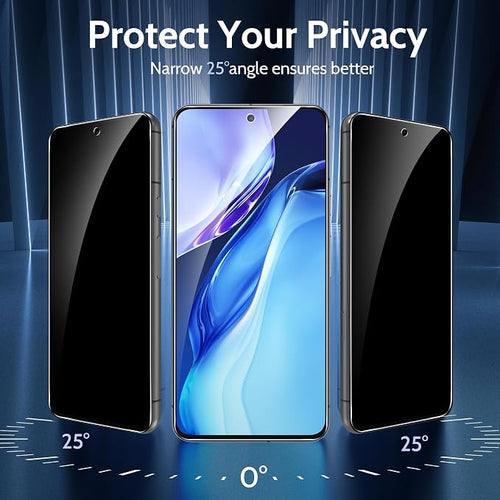 3 Pack for Google Pixel 9 / Pixel 9 Pro Privacy Screen Protector, Fingerprint - Image 2