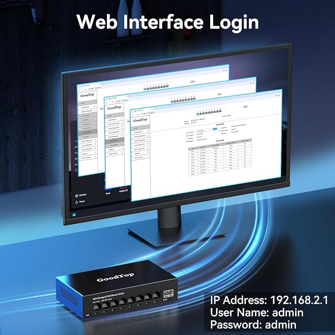 8 Port 2.5G Managed Ethernet Switch - Image 4