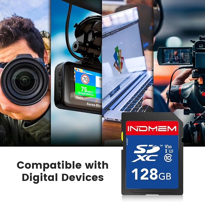 128GB SD Card 2Pack, High Speed up to 90M/S, SDXC UHS-I Memory Cards, Full HD & - Image 4