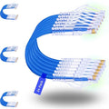 Rapink Patch Cables Cat6/ Cat6a 1ft Slim, Cat6a Ethernet Patch Cable 10G Support by Rapink