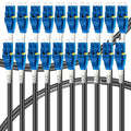 20-Pack - 1m Uniboot LC to LC Armored Fiber Patch Cable, Singlemode 9/125um by Bangun