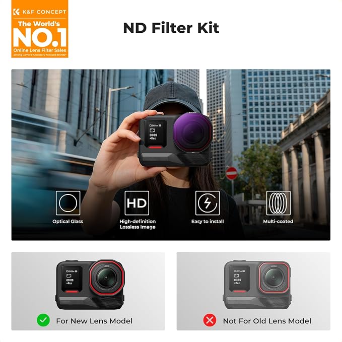 K&F Concept Snap on Fit ND Filter Kit Compatible - Image 2