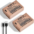 2-Pack LP-E17 Battery, USB-C R50 Battery Compatible by TAVT