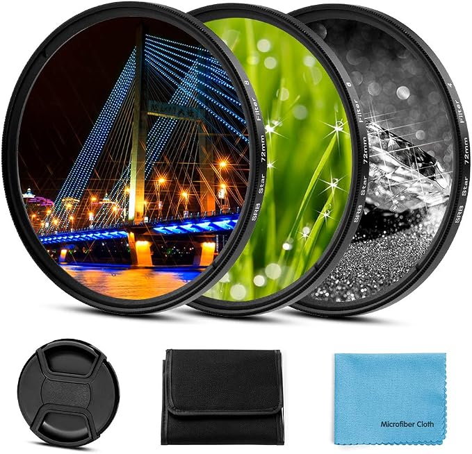 49mm Star Filter 3 Pieces Starburst Lens Filter by Unknown