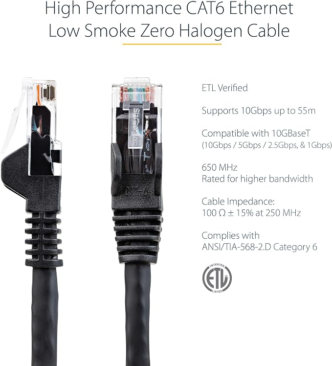 StarTech.com 6ft CAT6 Ethernet Cable - Image 2