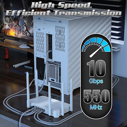 1 Foot Cat6 Patch Cables, Solid Pure Copper Patch Cord, Cat 6 Ethernet Cable - Image 4