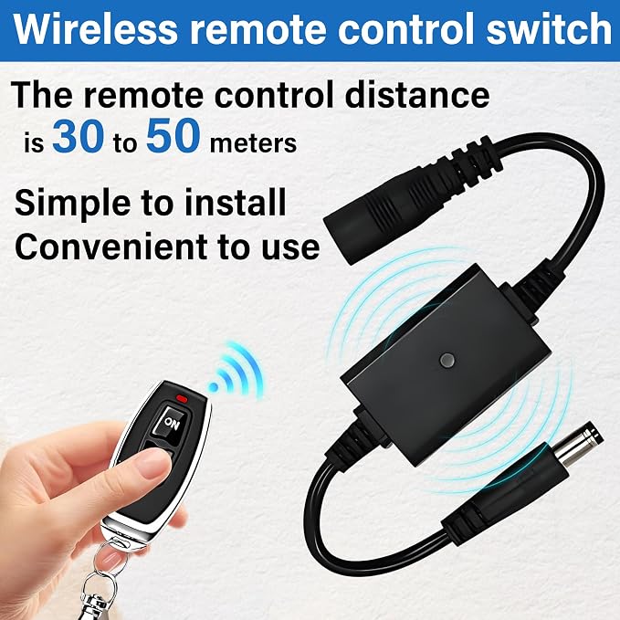 Wireless Remote Control Switch, Operating on DC 3.6V - 24V - Image 3