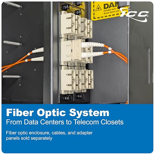 ICC SC to ST Duplex Multimode 62.5/125 Fiber Patch Cable, OFNR Riser, 2.0mm Zip - Image 8