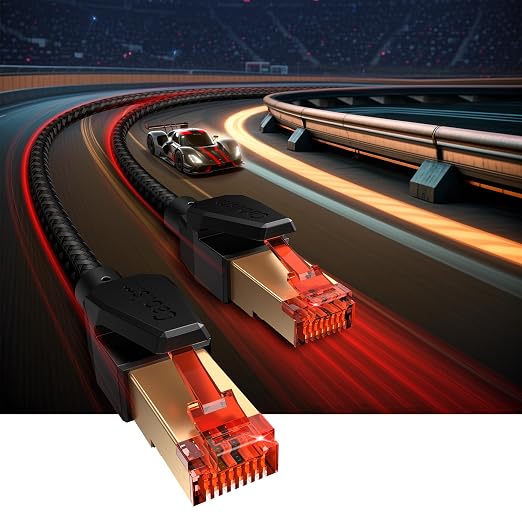 Cat 8 Ethernet Cable 1FT-6Pack Short, Heavy Duty High Speed LAN Network Cable - Image 3