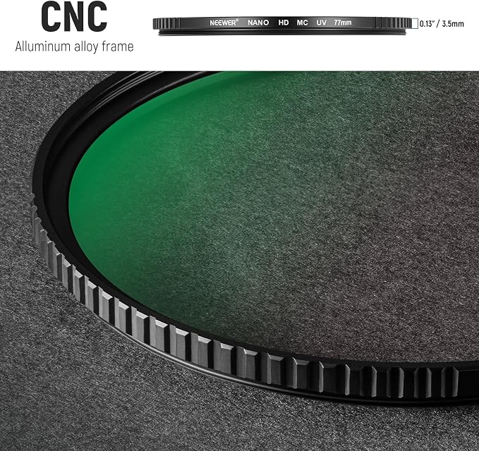 NEEWER 77mm MC UV Protection Filter 24 Layer Multi Resistant Nano Coatings/HD - Image 7