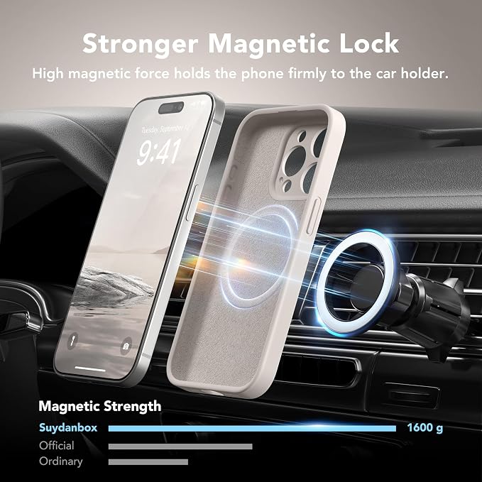 Magnetic for iPhone 15 Pro Case, Compatible - Image 3