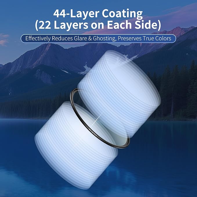 JJC 82mm Ultra-Low Reflectivity UV Filter Lens Protection MCUV - Image 5