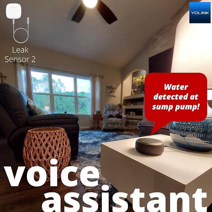 YoLink Water Leak Sensor 2, 1/4 Mile World's Longest Range Smart Home Water - Image 9