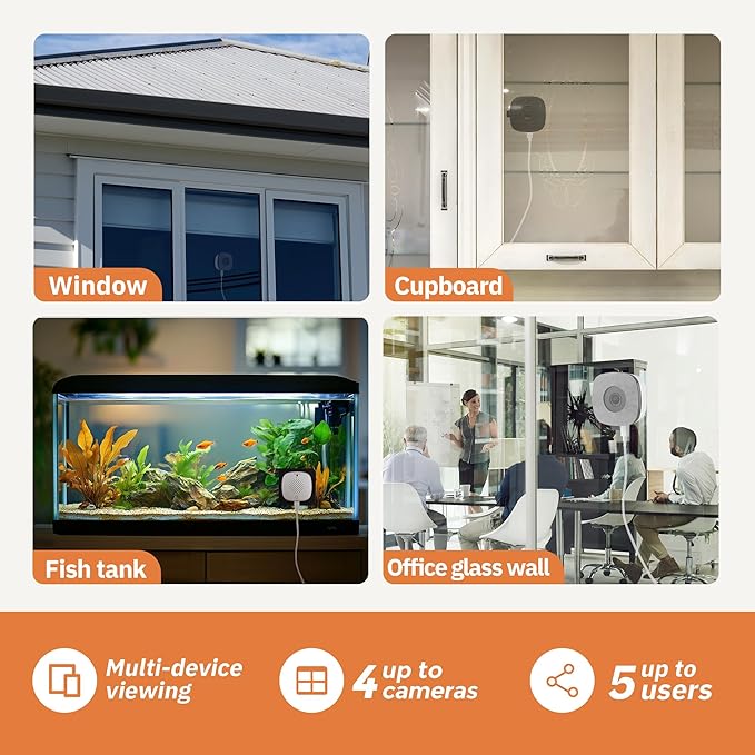Girafit 2K Window Camera, 2.4GHz & 5GHz WiFi Indoor Cameras - Image 7