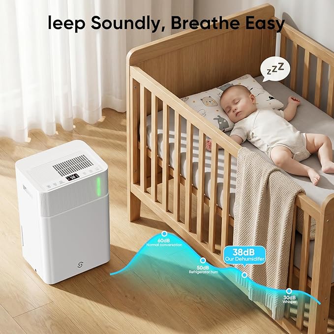 HUMILABS 50 Pints Dehumidifier for Home, 4500 Sq. Ft Dehumidifier for Basement - Image 7